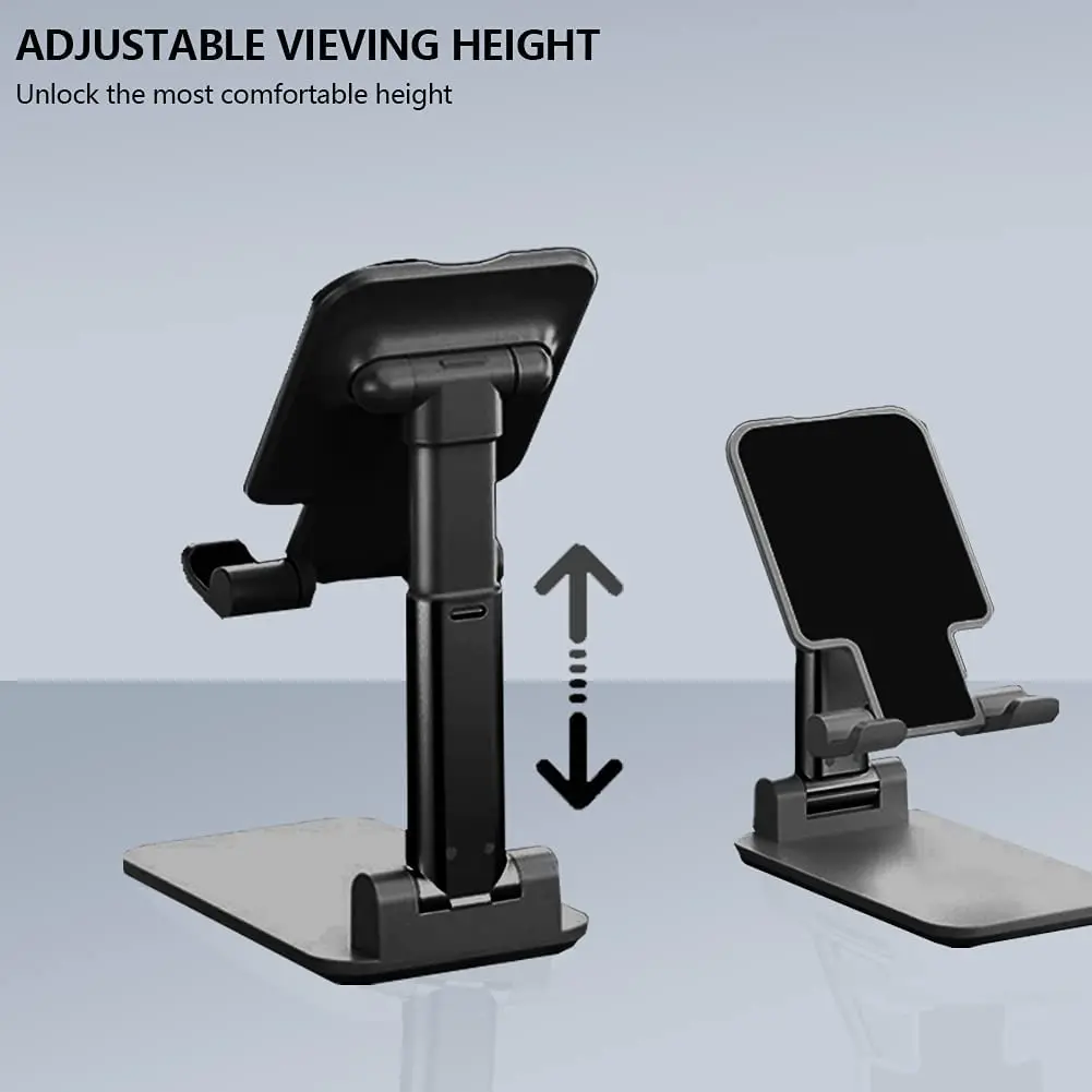 Teetle Cell Phone Stand for Desk Angle Height Adjustable Phone Holder Cradle Dock Thick Case Friendly Foldable Anti-Slip Compati
Teetle Cell Phone Stand for Desk Angle Height Adjustable Phone Holder Cradle Dock Thick Case Friendly Foldable Anti-Slip Compati