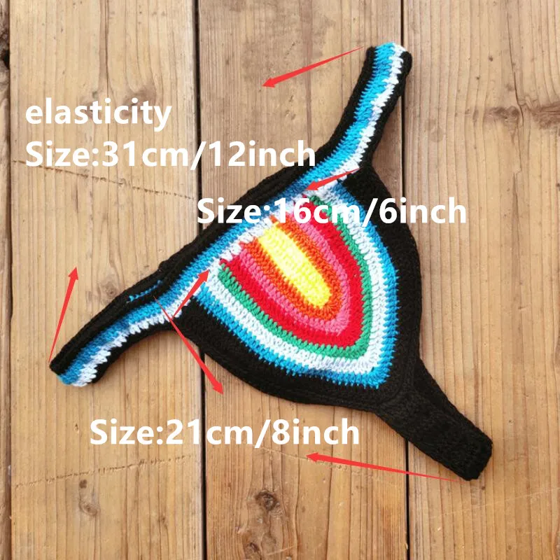 Handmade Crochet Bikini Set Rainbows Rasta Women Swimwear Push up Sexy swimsuit Vacation
Handmade Crochet Bikini Set Rainbows Rasta Women Swimwear Push up Sexy swimsuit Vacation