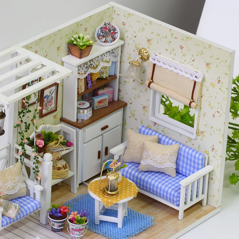 CUTEBEE DIY Doll House Wooden Doll Houses Miniature Dollhouse Furniture Kit with LED Toys for Children Christmas Gift
CUTEBEE DIY Doll House Wooden Doll Houses Miniature Dollhouse Furniture Kit with LED Toys for Children Christmas Gift