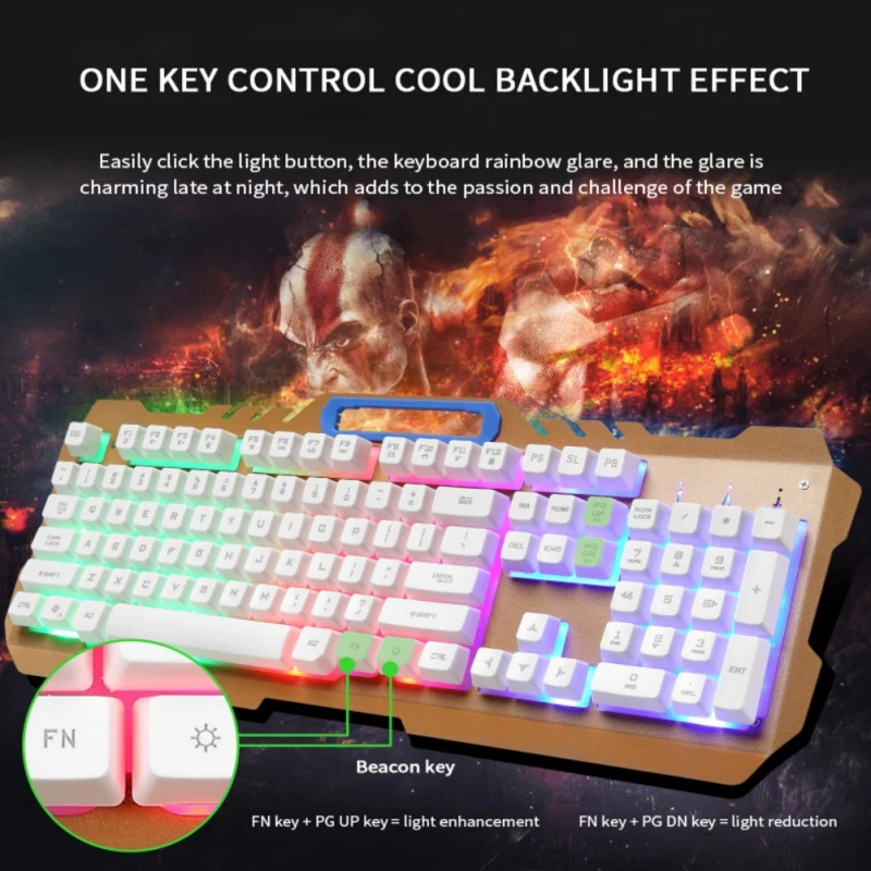 T21 Rainbow Backlit USB Wired Gaming Keyboard Mouse Pad Set For FOR PS4 FOR PS3 FOR XBOX PC
T21 Rainbow Backlit USB Wired Gaming Keyboard Mouse Pad Set For FOR PS4 FOR PS3 FOR XBOX PC