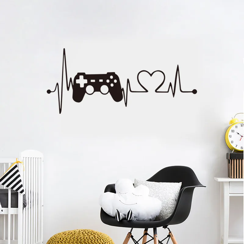 Wall Sticker Cartoon Gamepad Pattern PVC Self-Adhesive Removable Stickers Kitchen Restaurant Decorative Wallpaper Home Decor 
Wall Sticker Cartoon Gamepad Pattern PVC Self-Adhesive Removable Stickers Kitchen Restaurant Decorative Wallpaper Home Decor