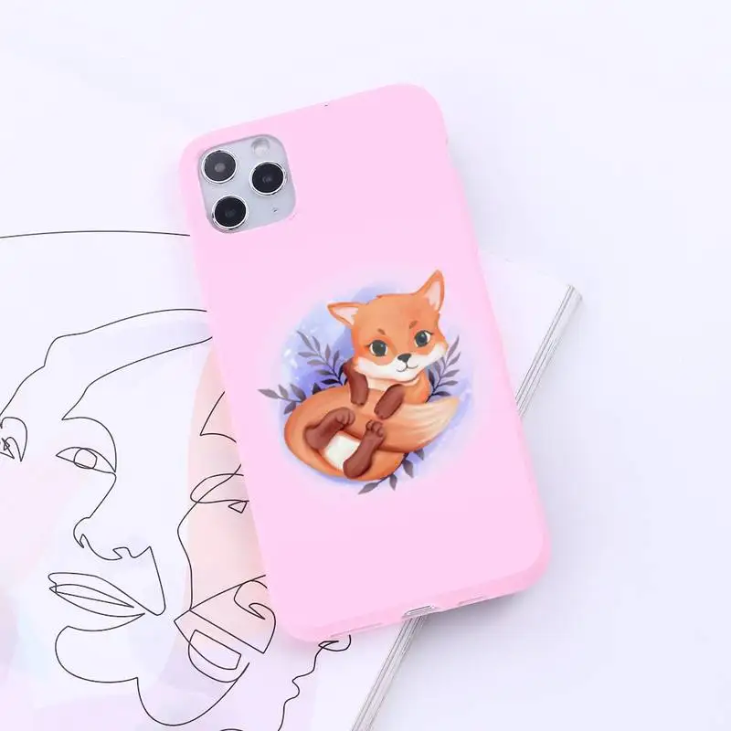 Fox cute animal Phone Case Candy Color for iPhone 6 7 8 11 12 s mini pro X XS XR MAX Plus 
Fox cute animal Phone Case Candy Color for iPhone 6 7 8 11 12 s mini pro X XS XR MAX Plus
