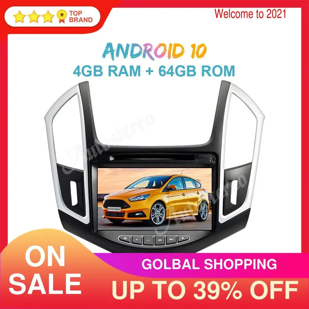 Автомобильная магнитола на Android 10, 4 Гб + 64 ГБ, GPS-навигация для Chevrolet CRUZE 2012-2015, автомобильный стерео Мультимедийный Плеер, магнитола, головное ...
Автомобильная магнитола на Android 10, 4 Гб + 64 ГБ, GPS-навигация для Chevrolet CRUZE 2012-2015, автомобильный стерео Мультимедийный Плеер, магнитола, головное ...