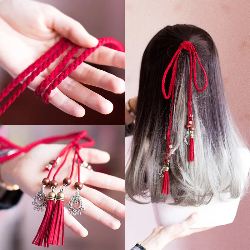 2021New Tassel hair rope hanfu deserve to act the role of ancient costume tire Retro red rope ancient hair band
2021New Tassel hair rope hanfu deserve to act the role of ancient costume tire Retro red rope ancient hair band