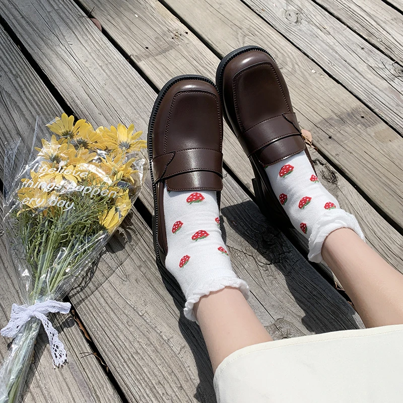 Shoes Woman Flats Shallow Mouth British Style All-Match Square Toe Casual Female Sneakers Modis Dress New Preppy Summer 2021 PU
Shoes Woman Flats Shallow Mouth British Style All-Match Square Toe Casual Female Sneakers Modis Dress New Preppy Summer 2021 PU