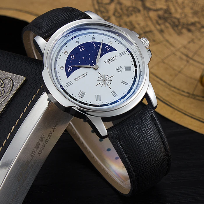 Simple Fashion Men's Watches Luxury Waterproof Decorative Watches Gifts Watches Leather Strap Simple Atmosphere Gentleman Style
Simple Fashion Men's Watches Luxury Waterproof Decorative Watches Gifts Watches Leather Strap Simple Atmosphere Gentleman Style