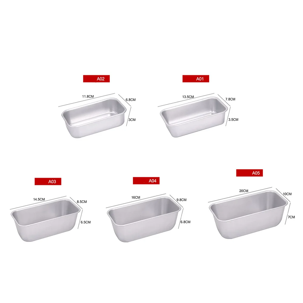 Bakeware Bread Toast Baking Pan Aluminum Alloy Rectangle Cake Mold Non-stick Baking Pan
Bakeware Bread Toast Baking Pan Aluminum Alloy Rectangle Cake Mold Non-stick Baking Pan
