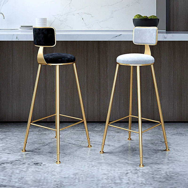 Modern Wrought Iron Bar Stool Minimalist Home Backrest Nordic Beauty Dining Chair High Stool Restaurant Cafe Stool Bar Stool
Modern Wrought Iron Bar Stool Minimalist Home Backrest Nordic Beauty Dining Chair High Stool Restaurant Cafe Stool Bar Stool