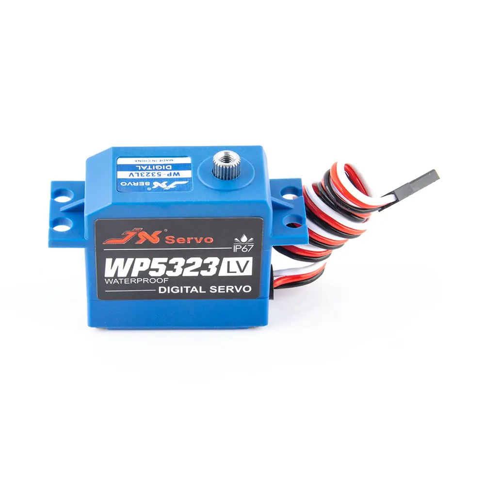 Jx 23kg Digital Waterproof Servo WP5323LV 6.0V IP67 Full Waterproof Standard Metal Gear Servo for 1/8 1/10 RC Car,Boat Parts
Jx 23kg Digital Waterproof Servo WP5323LV 6.0V IP67 Full Waterproof Standard Metal Gear Servo for 1/8 1/10 RC Car,Boat Parts