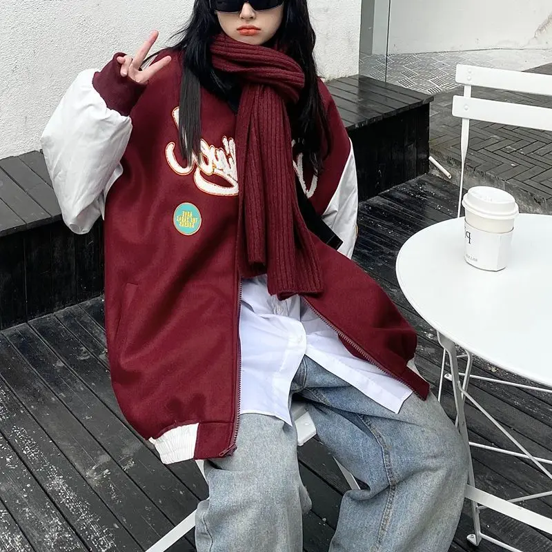 Harajuku jacket men women fall 2022 new baseball uniform Korean oversized unisex American vintage letter stitching bomber
Harajuku jacket men women fall 2022 new baseball uniform Korean oversized unisex American vintage letter stitching bomber