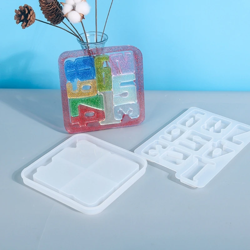 DIY Number Puzzle Casting Silicone Mould Crafts Jewelry Making Tools Crystal Epoxy Resin Mold
DIY Number Puzzle Casting Silicone Mould Crafts Jewelry Making Tools Crystal Epoxy Resin Mold