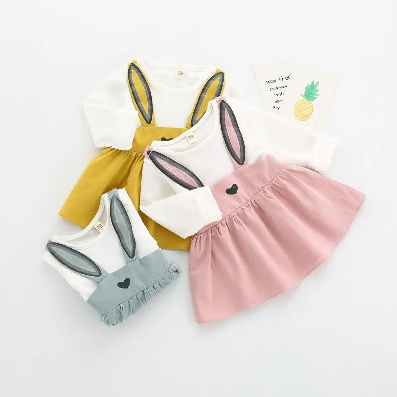 Winter Autumn Baby Girl Dresses 0-3Y Girls Long Sleeve Dress Cute Rabbit Print Princess Vestidos Toddler Girl Christmas Outfits
Winter Autumn Baby Girl Dresses 0-3Y Girls Long Sleeve Dress Cute Rabbit Print Princess Vestidos Toddler Girl Christmas Outfits