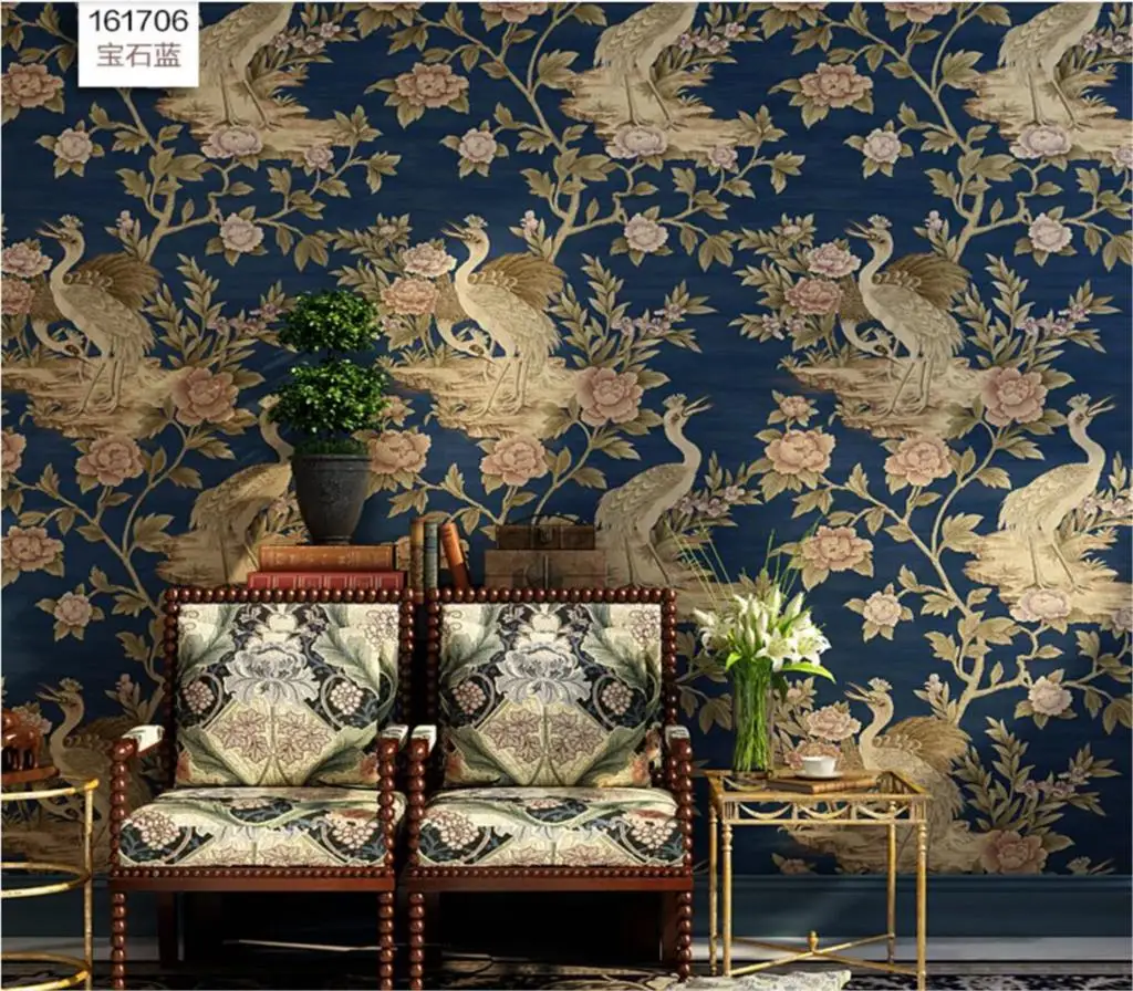 beibehang High - grade Chinese new wallpaper bedroom living room TV background wall deep embossed environmental protection
beibehang High - grade Chinese new wallpaper bedroom living room TV background wall deep embossed environmental protection