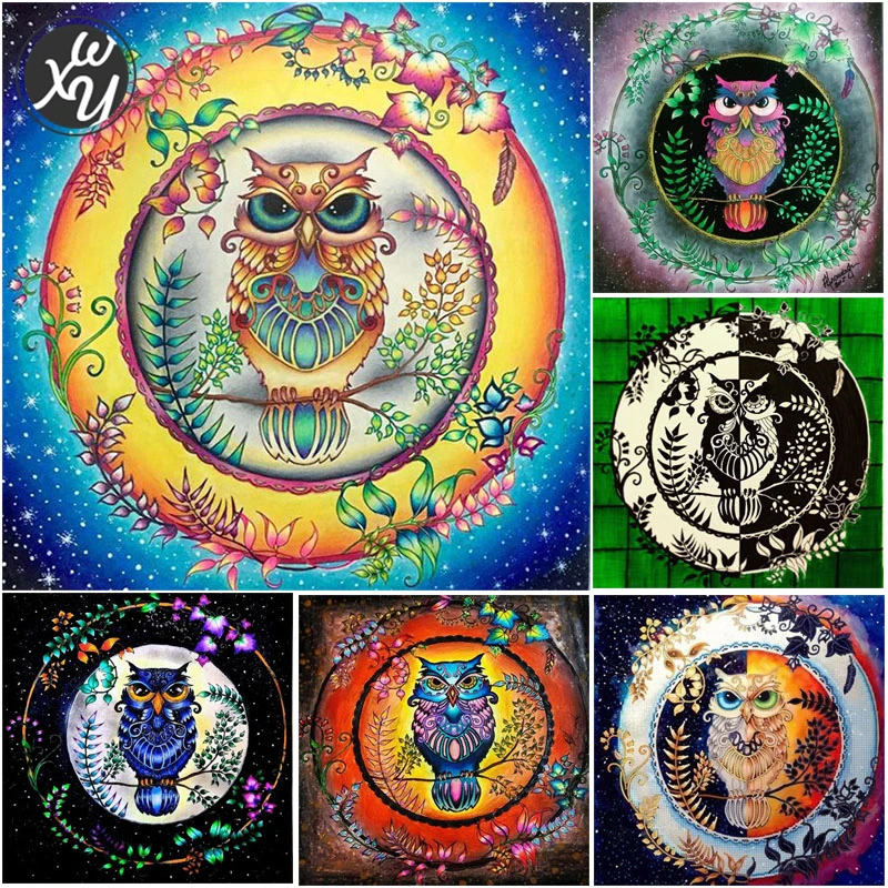 WEIWEI Diamond Painting Night Owl Round Square Drill Mosaic Art Embroidery Room Decor Handwork Animals Picture Rhinestone Stitch
WEIWEI Diamond Painting Night Owl Round Square Drill Mosaic Art Embroidery Room Decor Handwork Animals Picture Rhinestone Stitch