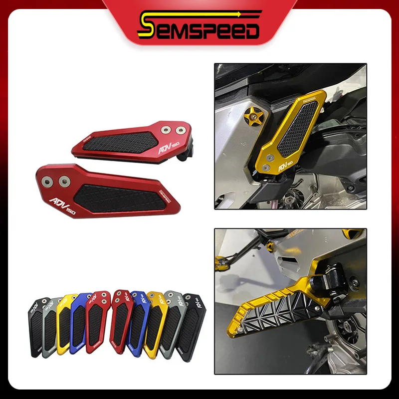 For Honda ADV 150 adv150 2019 2020 Motorcycle CNC Aluminum Footrests Pedals Rear Passenger Foot Pads with logo
For Honda ADV 150 adv150 2019 2020 Motorcycle CNC Aluminum Footrests Pedals Rear Passenger Foot Pads with logo