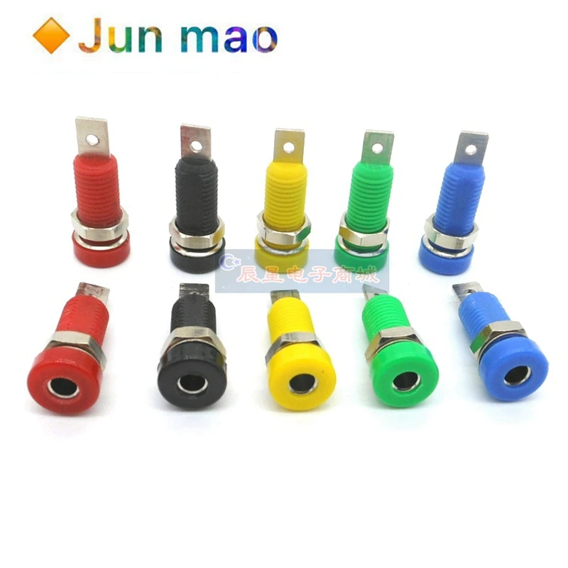 5PCS 4mm banana socket safety panel socket hole 8mm pure copper wiring terminal terminal terminal banana plug base
5PCS 4mm banana socket safety panel socket hole 8mm pure copper wiring terminal terminal terminal banana plug base