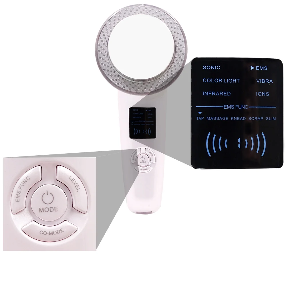 Face Lifting 6 in 1 EMS Infrared Ultrasonic Body Massager Device Ultrasound Slimming Fat Burner Cavitation Face Beauty Machine
Face Lifting 6 in 1 EMS Infrared Ultrasonic Body Massager Device Ultrasound Slimming Fat Burner Cavitation Face Beauty Machine