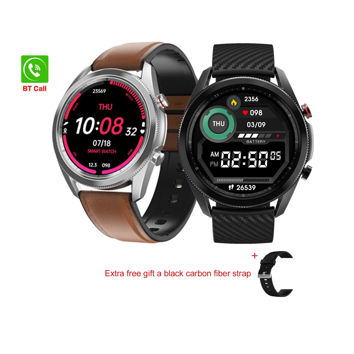 Смарт-часы IP67 водонепроницаемый Blutooth Calll ЭКГ пульсометр мужские и женские Smartwatch
