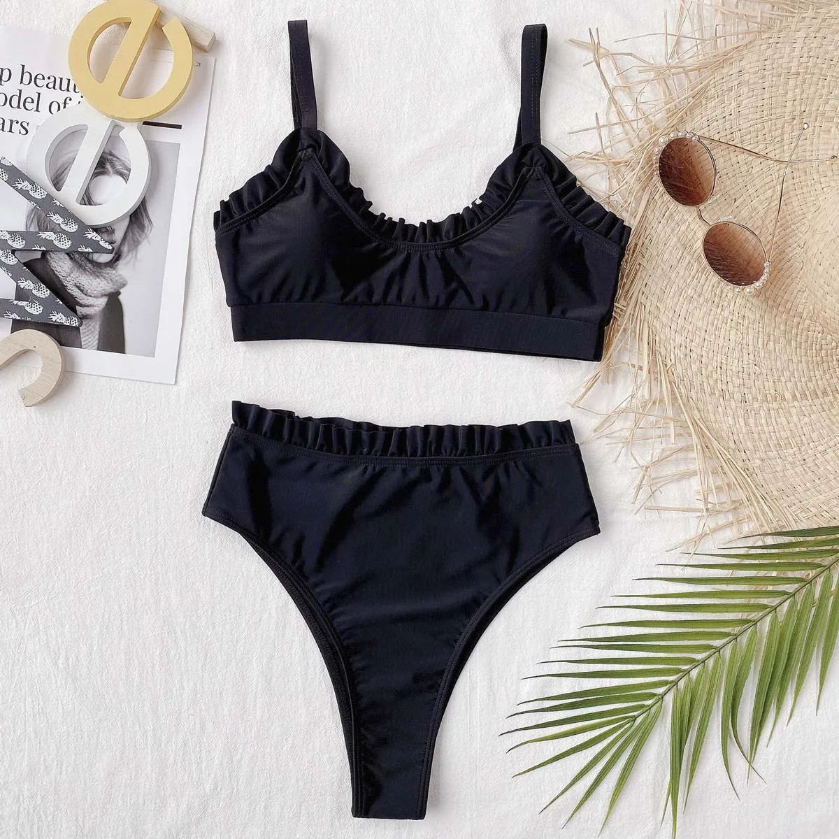 Push Up Swimsuits For Women Bikini High Waisted Bikini Set Ruffle Swimwear Summer Swimming Suits Beachwear Bathing Suit Biquini
Push Up Swimsuits For Women Bikini High Waisted Bikini Set Ruffle Swimwear Summer Swimming Suits Beachwear Bathing Suit Biquini