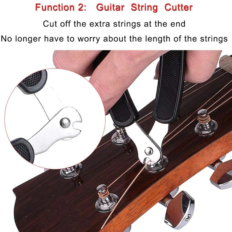 3 in 1 String Cutter Guitar Peg Winder Pin Puller Tool Kit for Acoustic 87HF
3 in 1 String Cutter Guitar Peg Winder Pin Puller Tool Kit for Acoustic 87HF