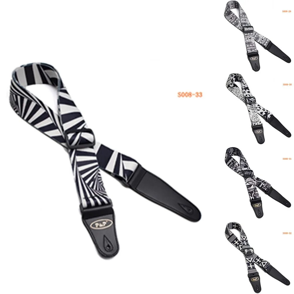 Adjustable Guitar Strap 5CM Width Black White Pattern Printed Fashion For Acoustic Electric Guitar Musical Instrument Accessory
Adjustable Guitar Strap 5CM Width Black White Pattern Printed Fashion For Acoustic Electric Guitar Musical Instrument Accessory