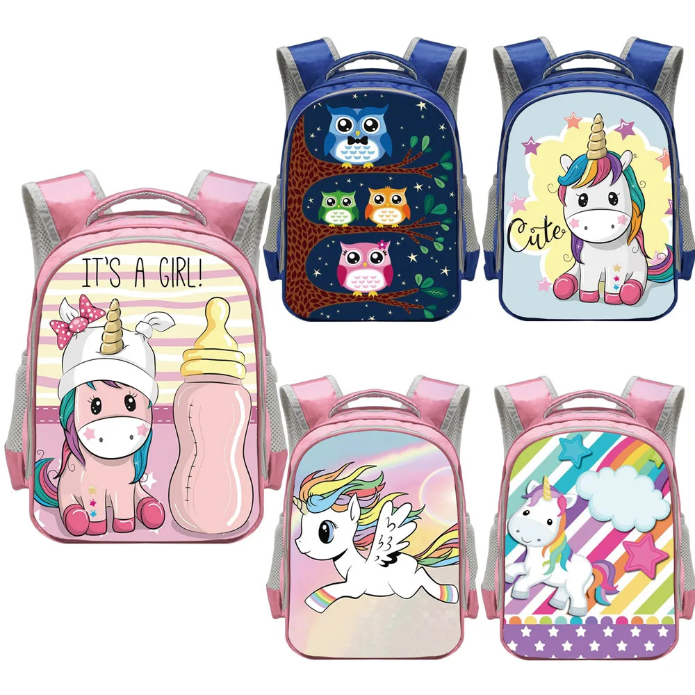 Cute Cartoon Unicorn / Owl Backpack Children School Bag for Boys Girls Kindergarten Backpack Bag Kids Bookbags Pink / Bule
Cute Cartoon Unicorn / Owl Backpack Children School Bag for Boys Girls Kindergarten Backpack Bag Kids Bookbags Pink / Bule