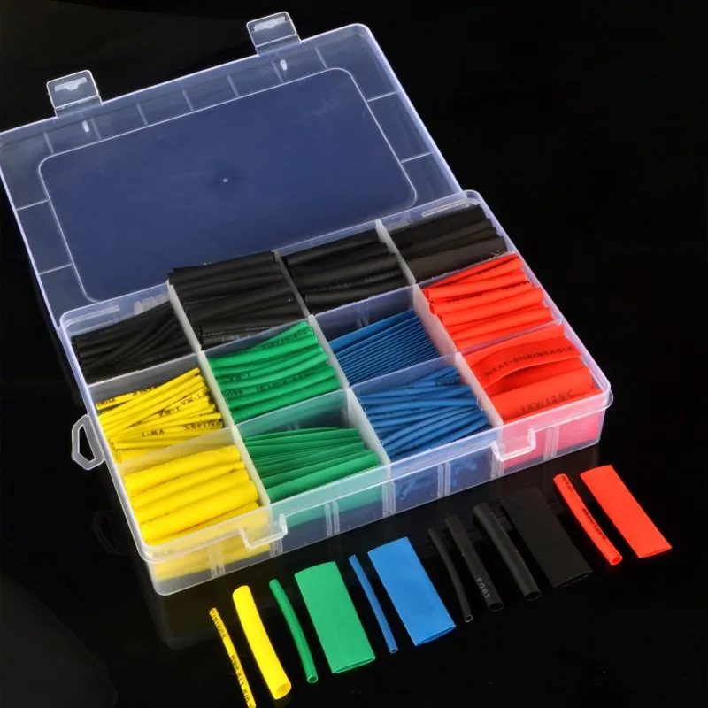 Connectors 530Pcs Car Electrical Cable Tube Kits Heat Shrink Tube Tubing Wrap Sleeve Assorted 8 Sizes Mixed Color Wire Connect
Connectors 530Pcs Car Electrical Cable Tube Kits Heat Shrink Tube Tubing Wrap Sleeve Assorted 8 Sizes Mixed Color Wire Connect