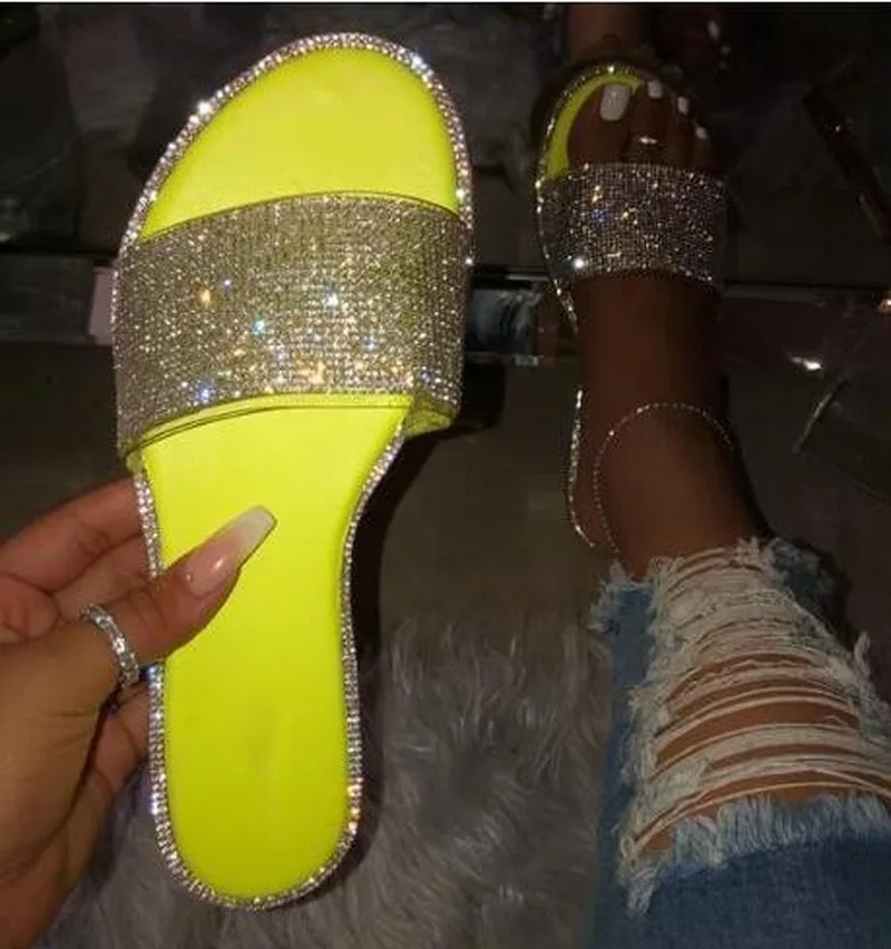 Women Shoes Casual Snake Skin Bright Diamond Flat Outdoor Wild Sandals New 2020 Summer Candy Color Home Flip Flop Beach Slippers
Women Shoes Casual Snake Skin Bright Diamond Flat Outdoor Wild Sandals New 2020 Summer Candy Color Home Flip Flop Beach Slippers
