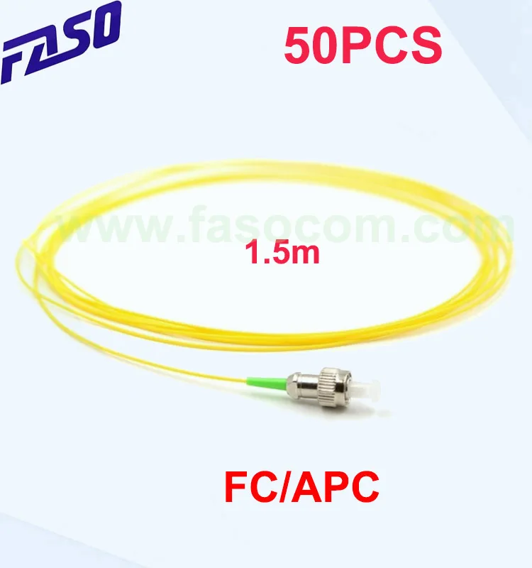 FASO 50Pcs 1.5m FC APC Optical Fiber Pigtail Single Mode SX Core G657A2 0.9mm Pigtail Yellow LSZH Jacket
FASO 50Pcs 1.5m FC APC Optical Fiber Pigtail Single Mode SX Core G657A2 0.9mm Pigtail Yellow LSZH Jacket