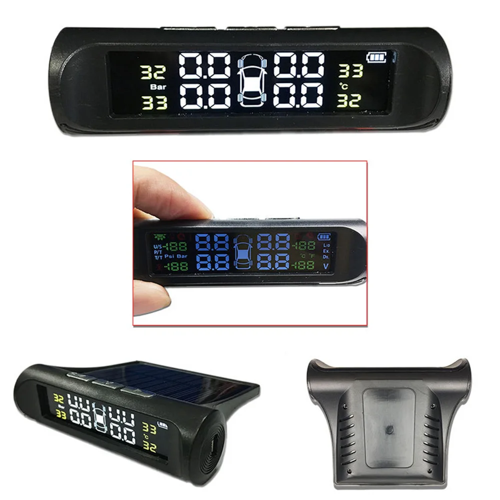 Car TPMS Tire Pressure Alarm Monitor System Temperature Warning Fuel Save Display Attached 4 External Sensors wireless Solar CSV
Car TPMS Tire Pressure Alarm Monitor System Temperature Warning Fuel Save Display Attached 4 External Sensors wireless Solar CSV