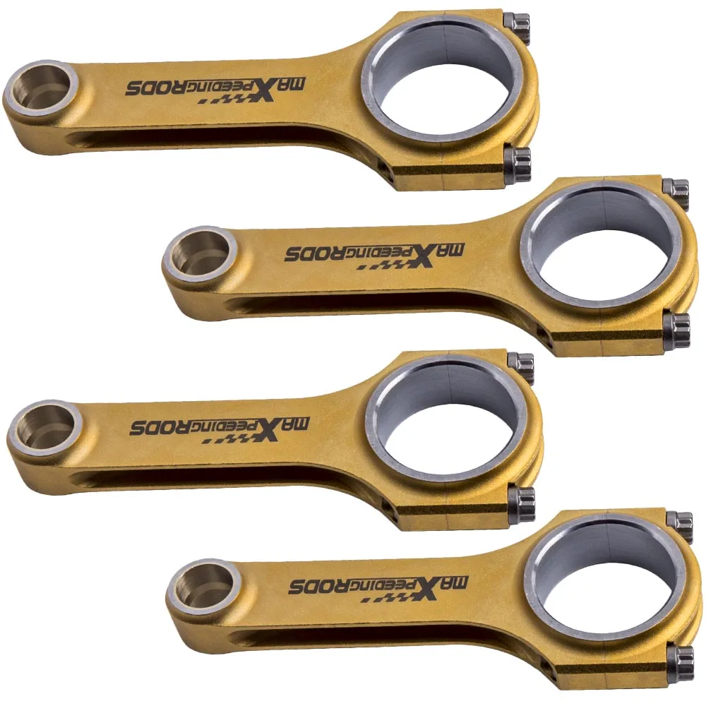 H Beam Connecting Rods For VW Golf Jetta New Beetle 1.8T for Audi S2 RS2 2.2L 5cyl 20V Titanizing Conrods 3/8" ARP 2000 bolts
H Beam Connecting Rods For VW Golf Jetta New Beetle 1.8T for Audi S2 RS2 2.2L 5cyl 20V Titanizing Conrods 3/8" ARP 2000 bolts