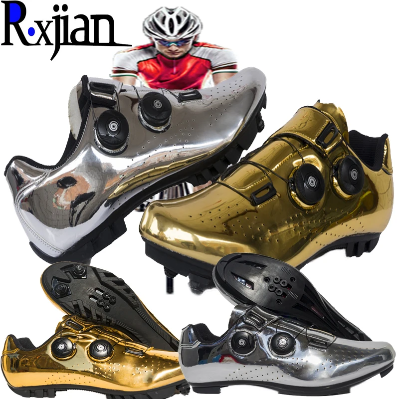 

R.XJIAN couple noble metal mandarin duck cycling shoes parent-child mountain road outdoor sports cycling shoes 36-48 size