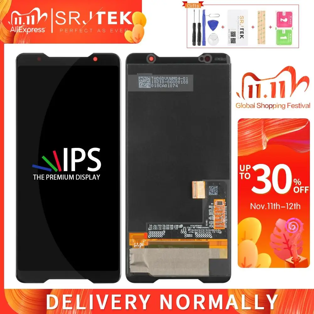 ЖК-дисплей Srjtek для Asus ROG Phone ZS600KL Z01QD, Z01QD, сенсорный экран, дигитайзер, стекло в сборе для дисплея Asus ZS600KL
ЖК-дисплей Srjtek для Asus ROG Phone ZS600KL Z01QD, Z01QD, сенсорный экран, дигитайзер, стекло в сборе для дисплея Asus ZS600KL