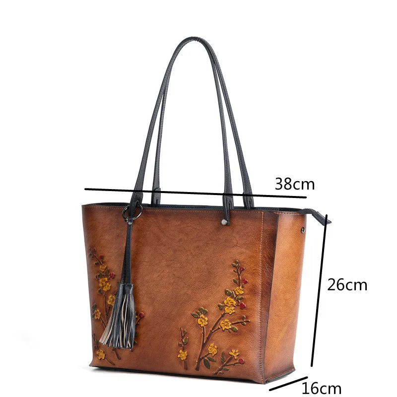 YourSeason Genuine Leather Female Bag Large Capacity Casual Tote 2021 Women Retro Embossed Cowhide Handbag
YourSeason Genuine Leather Female Bag Large Capacity Casual Tote 2021 Women Retro Embossed Cowhide Handbag