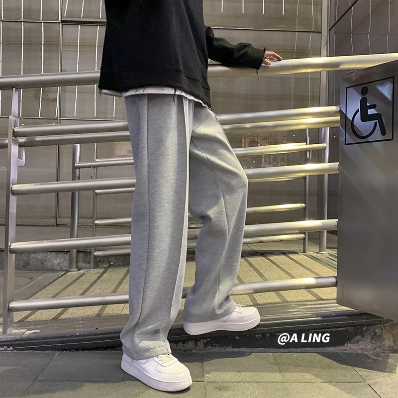 2021 Solid Color Straight Harem Pants Korean Man Loose Ankle-Length Winter Streetwear Woman Spring Casual Pants
2021 Solid Color Straight Harem Pants Korean Man Loose Ankle-Length Winter Streetwear Woman Spring Casual Pants