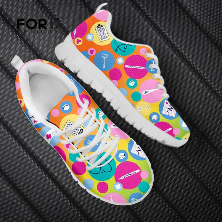 FORUDESIGNS Women's Nurse Flats Shoes Woman Casual Sneakers Air Mesh Comfortable Breathable Female Nursing Walking Zapatos 2021
FORUDESIGNS Women's Nurse Flats Shoes Woman Casual Sneakers Air Mesh Comfortable Breathable Female Nursing Walking Zapatos 2021