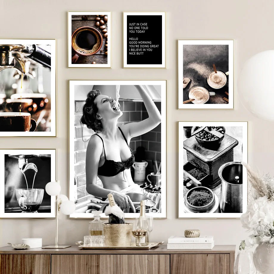 Coffee Bean Spaghetti Sexy Girl Wall Art Canvas Painting Vintage Nordic Poster And Prints Wall Pictures Cafe Restaurant Decor
Coffee Bean Spaghetti Sexy Girl Wall Art Canvas Painting Vintage Nordic Poster And Prints Wall Pictures Cafe Restaurant Decor