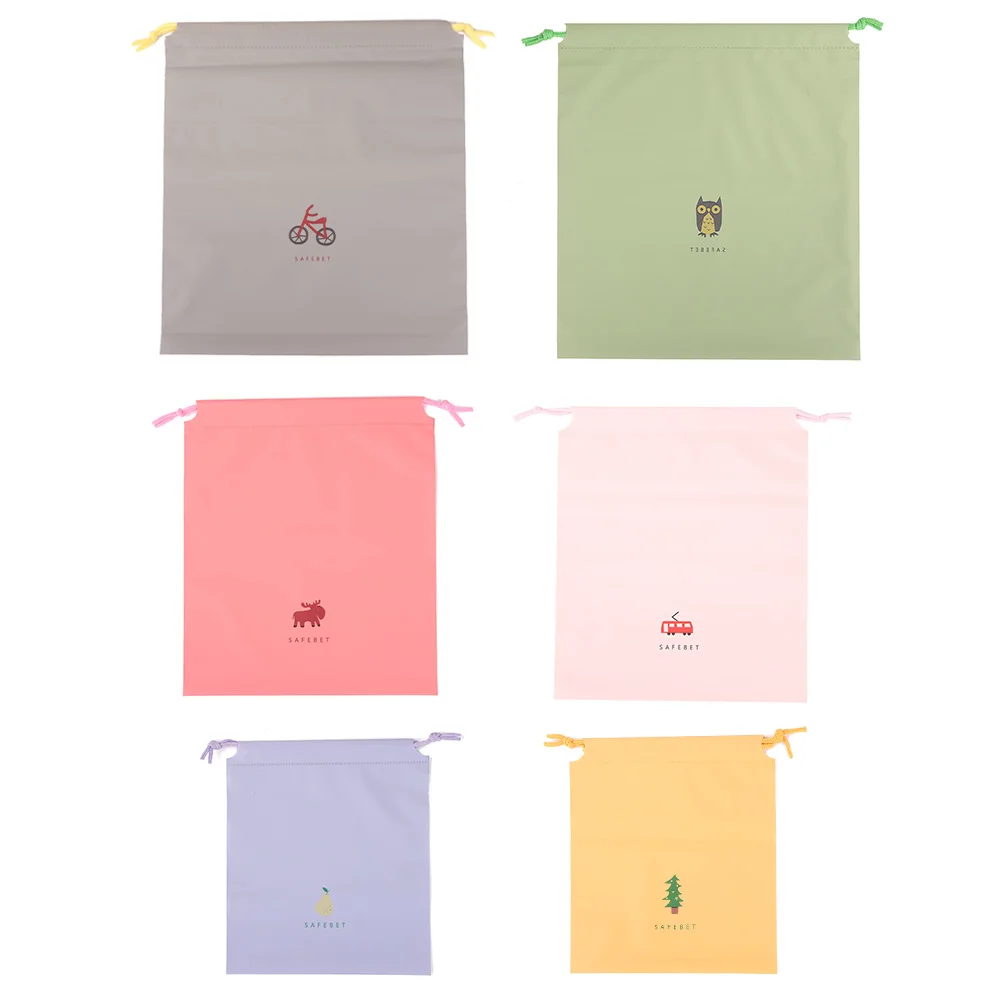6pcs/Set Clothes Drawstring Storage Bags Reusable Underwear Cosmetic Makeup Organizer Bag Lightweight Sundries Organizer
6pcs/Set Clothes Drawstring Storage Bags Reusable Underwear Cosmetic Makeup Organizer Bag Lightweight Sundries Organizer