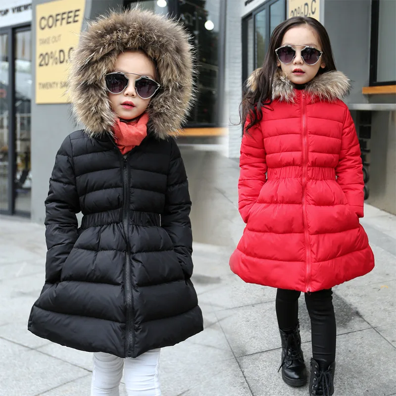 Girl winter coat Fashion hooded Parkas Defined waist Faux Fur collar Kids warm long Parkas Ropa de invierno para ninos Jacket
Girl winter coat Fashion hooded Parkas Defined waist Faux Fur collar Kids warm long Parkas Ropa de invierno para ninos Jacket