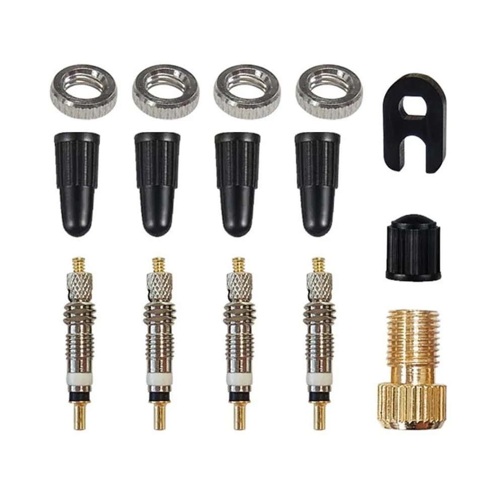 15 Pieces/set Presta Valve Adapter Combination Valve Cap Valve Core Valve Stem Removal Tool Suitable For Bicycle Tire Tools
15 Pieces/set Presta Valve Adapter Combination Valve Cap Valve Core Valve Stem Removal Tool Suitable For Bicycle Tire Tools