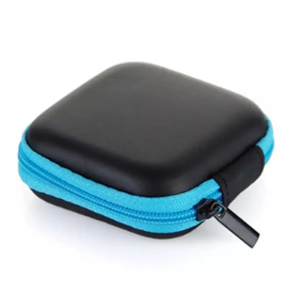 Portable Blue Storage Box Mobile Phone Data Line Earphone Storage Bag 
Portable Blue Storage Box Mobile Phone Data Line Earphone Storage Bag