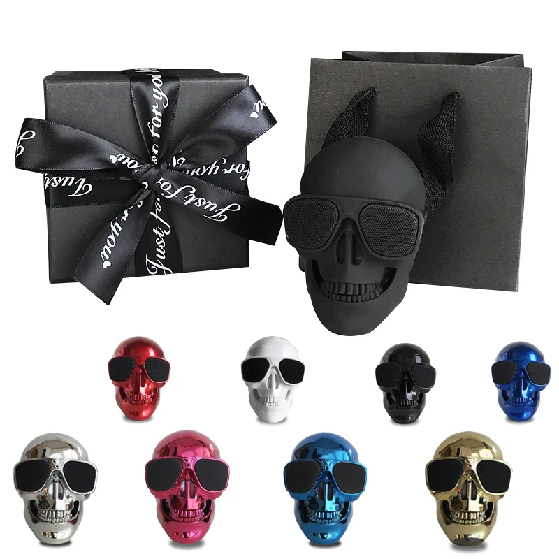 Skull Bluetooth Speaker Subwoofer Creative Birthday Gift Cool Sand Sculpture Funny Niche Stereo Electroplating Bright Matte
Skull Bluetooth Speaker Subwoofer Creative Birthday Gift Cool Sand Sculpture Funny Niche Stereo Electroplating Bright Matte