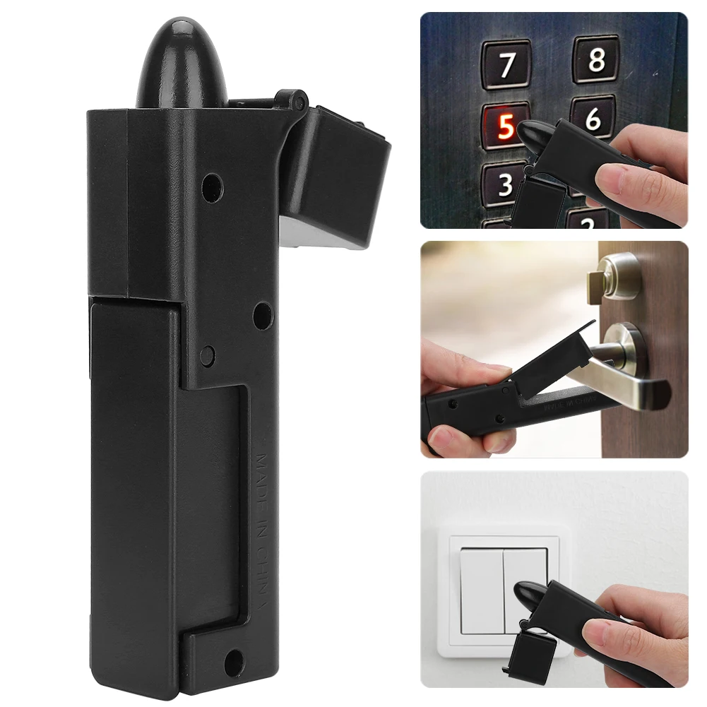 Portable Handheld Anti-Secondary Contact Stick Protective Defender Touching-Free Press Tools Elevator Open Doors Reusable Button
Portable Handheld Anti-Secondary Contact Stick Protective Defender Touching-Free Press Tools Elevator Open Doors Reusable Button