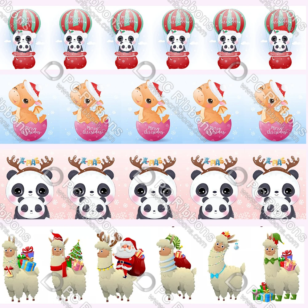 16-75MM Animals&Christmas Printed Grosgrain Polyester Ribbon 50 Yards Gift Wrapping Diy Bows Wedding Drections Ribbons
16-75MM Animals&Christmas Printed Grosgrain Polyester Ribbon 50 Yards Gift Wrapping Diy Bows Wedding Drections Ribbons