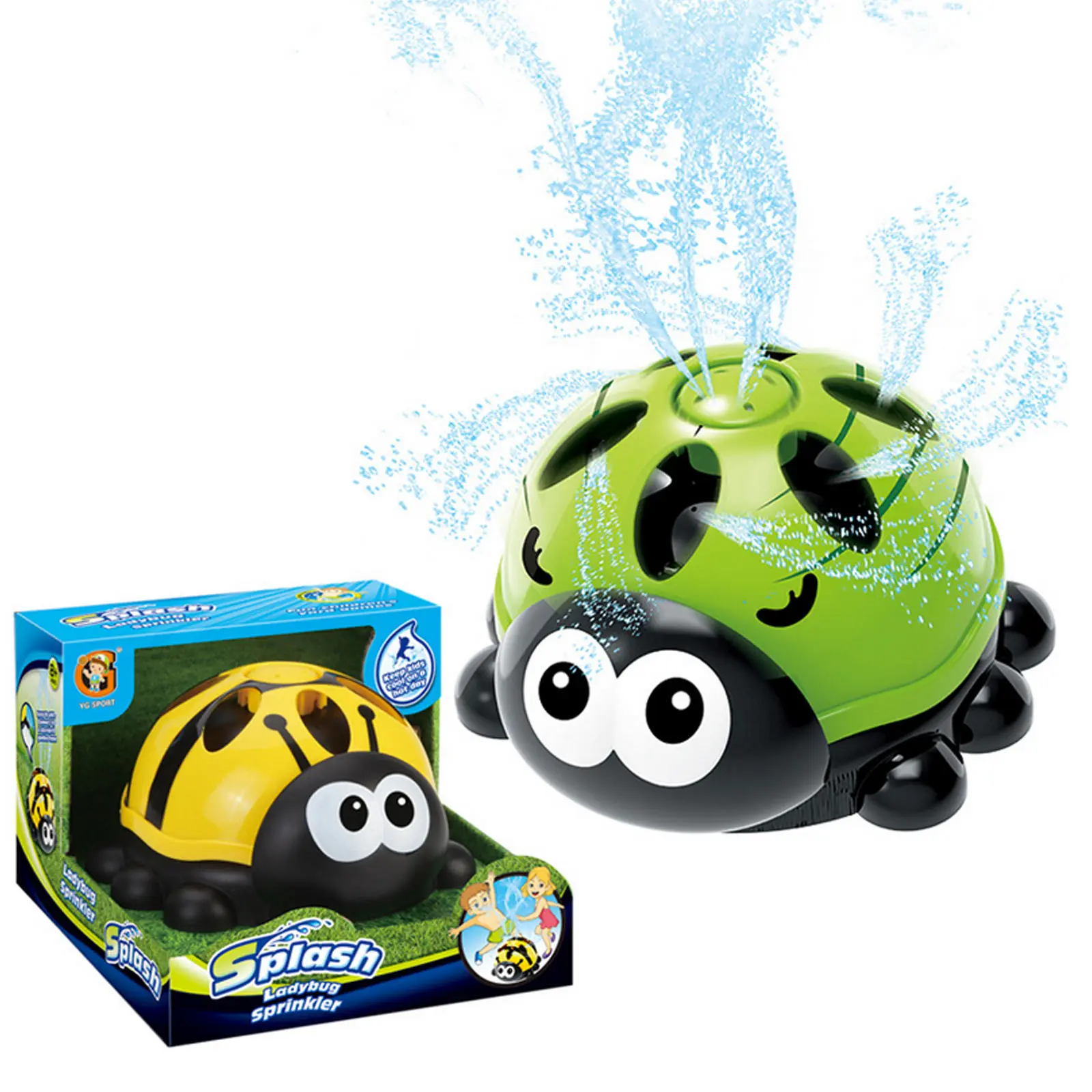 Cute Ladybug Water Spray Splash Sprinkler Toy for Kids Toddlers Summer Outdoor Lawn Backyard Water Fun Toy
Cute Ladybug Water Spray Splash Sprinkler Toy for Kids Toddlers Summer Outdoor Lawn Backyard Water Fun Toy
