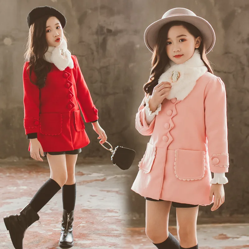 Hot Sale Jacket Winter Spring Coat Outerwear Top Children Clothes School Kids Costume Teenage Girl Clothing Woolen Cloth High Qu
Hot Sale Jacket Winter Spring Coat Outerwear Top Children Clothes School Kids Costume Teenage Girl Clothing Woolen Cloth High Qu