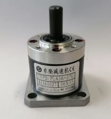Planetary reducer 36mm diameter Square flange for the assembly NEMA17 stepper motor shaft diameter 3.175mm ratio 3.17:1 5.18:1
Planetary reducer 36mm diameter Square flange for the assembly NEMA17 stepper motor shaft diameter 3.175mm ratio 3.17:1 5.18:1