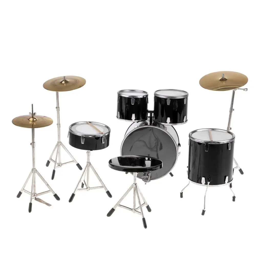 1:6 Scale Miniature Drum Set 7pcs Complete Drum Kit Musical Instrument for 12'' Action Figure or Blythe BJD Doll
1:6 Scale Miniature Drum Set 7pcs Complete Drum Kit Musical Instrument for 12'' Action Figure or Blythe BJD Doll