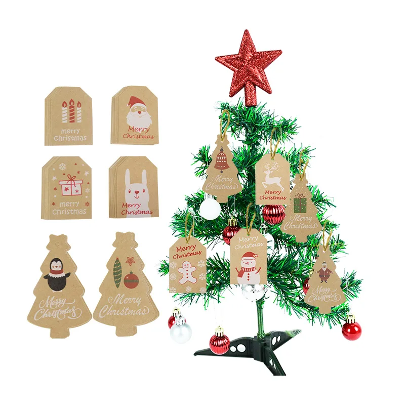 100-120Pcs Merry Christmas Style Kraft Paper Tags DIY Crafts Hang Tag with Rope Navidad New Year Present Gift Wrapping Supplies
100-120Pcs Merry Christmas Style Kraft Paper Tags DIY Crafts Hang Tag with Rope Navidad New Year Present Gift Wrapping Supplies