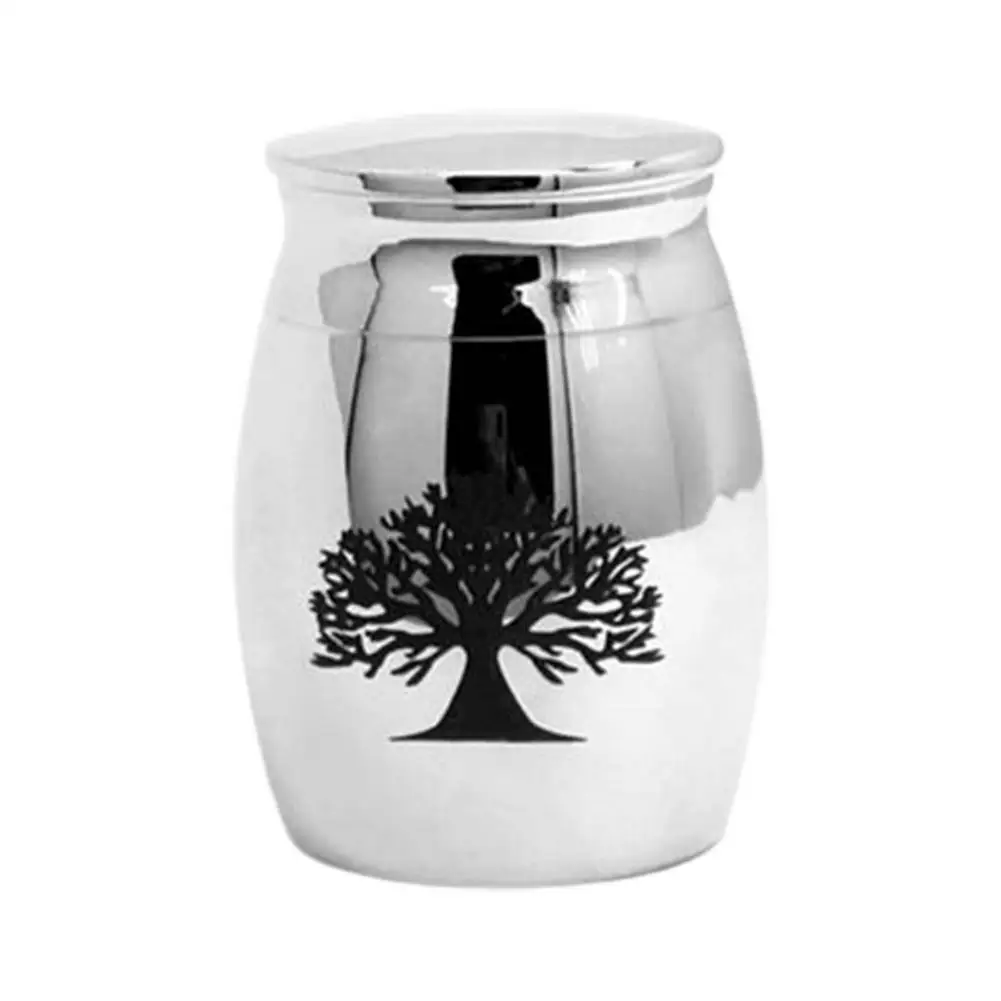 Small Urns Stainless Steel Mini Memorial Ashes Holder Reliably Sealing Cremation Ashes Jar For Human Cat Dog Pet Ashes
Small Urns Stainless Steel Mini Memorial Ashes Holder Reliably Sealing Cremation Ashes Jar For Human Cat Dog Pet Ashes